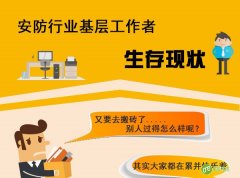 安防基层工作者现状