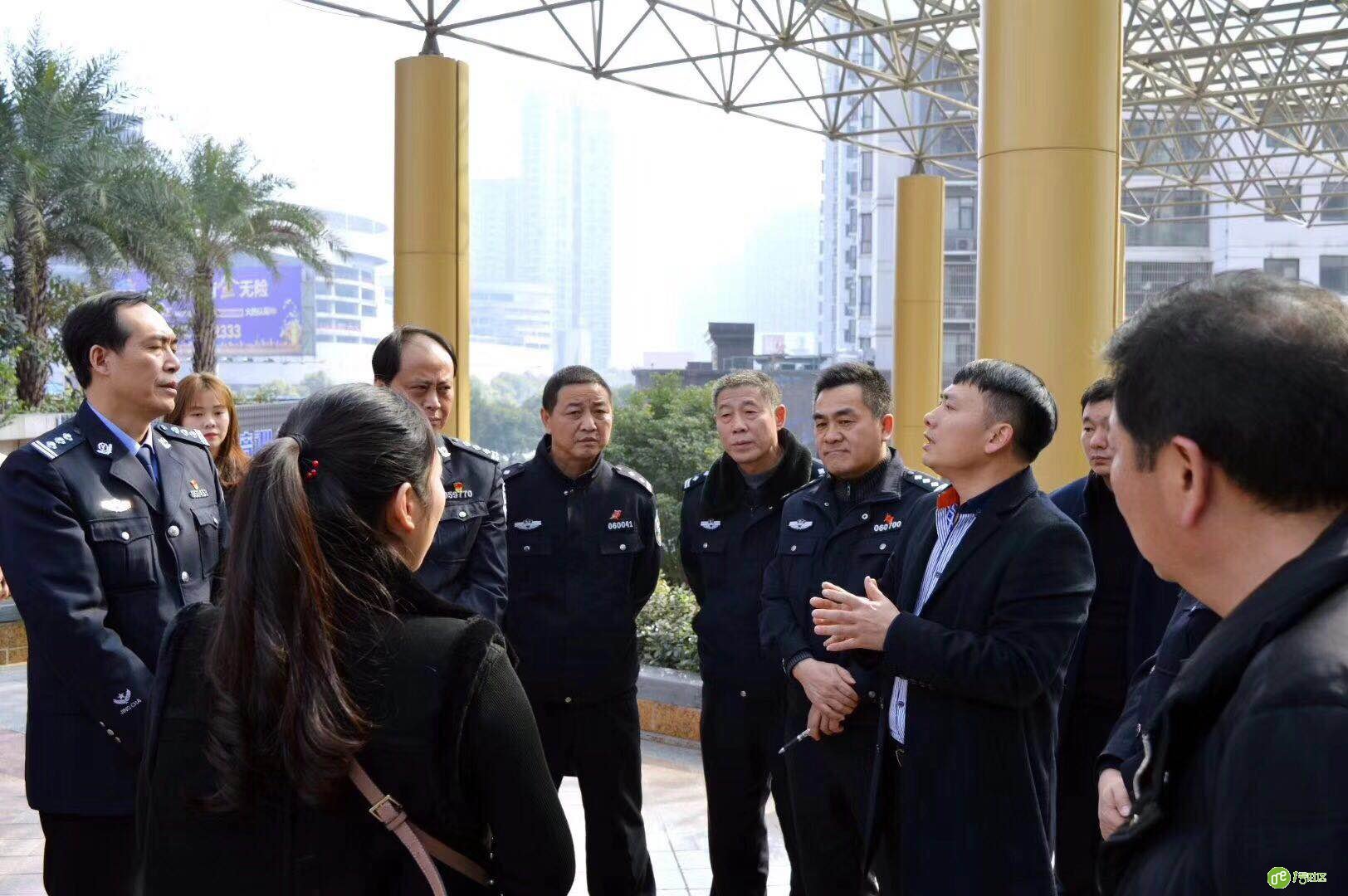 宜昌市公安局夷陵区智能示范小区—梅岭一号进行了调研