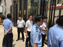 三明市公安局委员会委员、总工程师调研沙县“1号社区”运行情况。