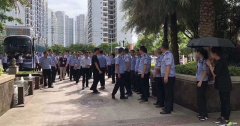 广西区公安厅培训班全员参观零壹承建的银城绿洲智慧小区